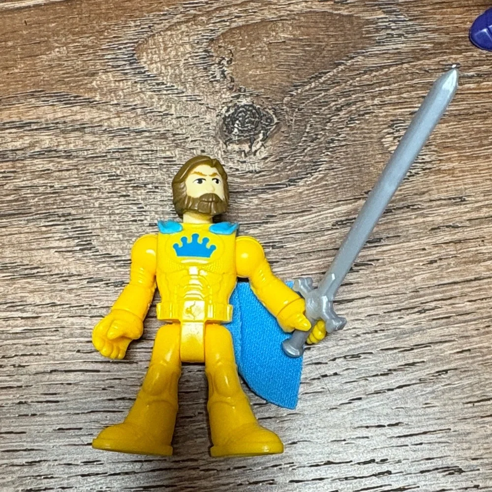 Fisher-Price Action Figures with Blue, Yellow, and Orange - Picture 3 of 10